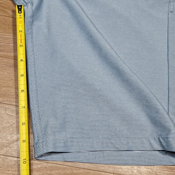 Hurley Porter Walkshorts Mens 29 Blue White Striped Seersucker Pinstripe Coastal - Picture 7 of 8